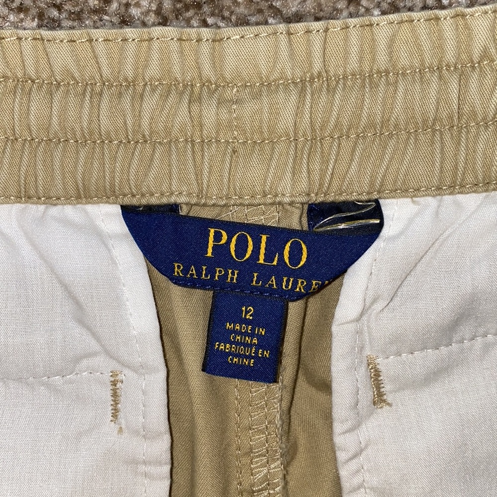 Like New Boys Polo Ralph Lauren Khaki Shorts - Picture 6 of 6